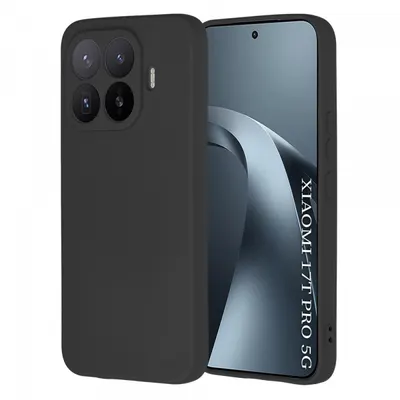Husa pentru Xiaomi 17T Pro, Techsuit, SoftFlex, Neagra