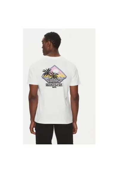 Tricou barbati EQYZT08095-WBB0 - Bumbac - Alb - Alb