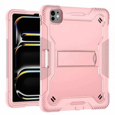 Husa pentru Apple iPad Pro 13 (2024), Techsuit, Rugged TabShell, Roz