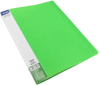 Mapa Spree Diamond - Cu 30 de buzunare, A4, verde