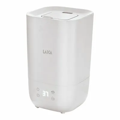 Umidificator cu ultrasunete și difuzor de aromaterapie cu LED LAICA Alb