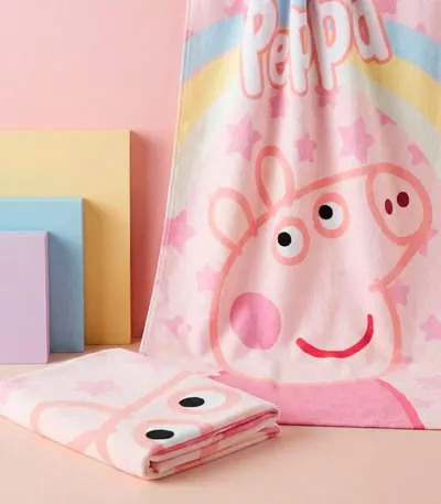 Prosop pentru plaja 140x70 cm Peppa Pig