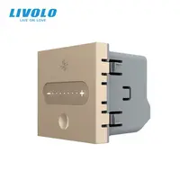 Modul intrerupator reglare viteza ventilator, Zigbee, 2M Auriu