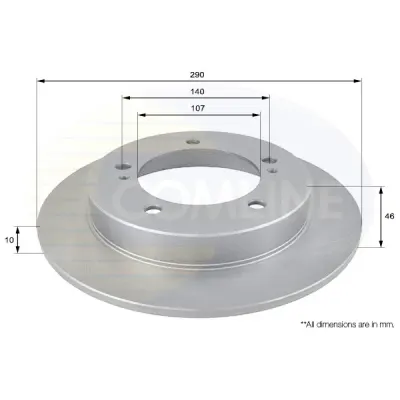 Disc frana COMLINE ADC0902