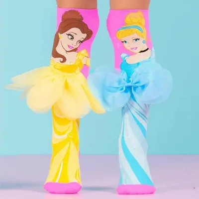 Șosete lungi colorate Madmia pentru fete fantasy Cinderella 6-99 ani