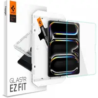 Folie de protectie Ecran Spigen GlastR EZ FIT pentru Apple iPad Pro 13 (2024), Sticla Securizata, Full Glue AGL07793