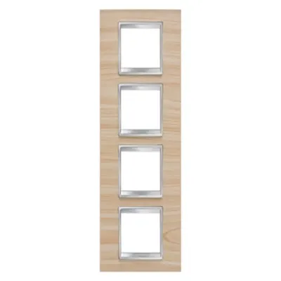 Placa ornament CProiector HORUS LUX international - IN TECHNOPOLYMER finisaj lemnING - 2+2+2+2 modul VERTICAL - MAPLE - CProiector HORUS