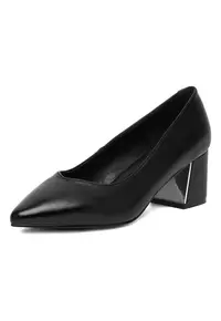 Pantofi dama - clasic - negru - piele naturala