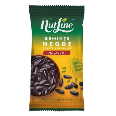 Seminte floarea soarelui negre fara sare Nutline, 100g Engros