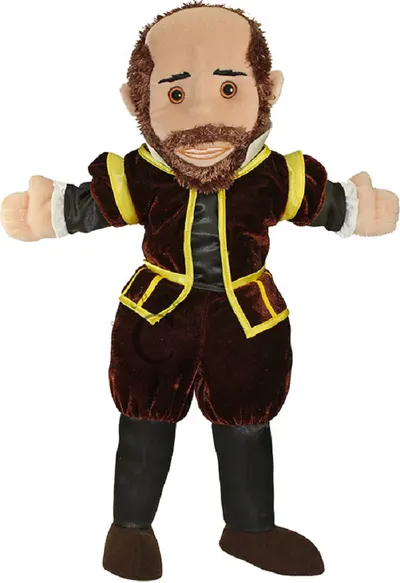 Păpușă pentru teatru de păpuși The Puppet Company - Shakespeare, 51 cm