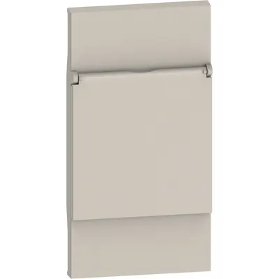 Placa adecvata pentru prize standard german 2 module Bticino Living Now KM04P, nisip