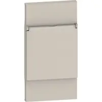 Placa adecvata pentru prize standard german 2 module Bticino Living Now KM04P, nisip