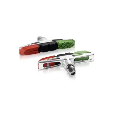 XLC Cartridge V-Brake Bremsschuhe BS-V13, 4er Set, 72mm, 3-farbig