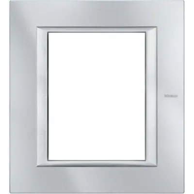 Rama dreptunghiulara Axolute aluminiu monocrom 3+3 module - Aluminiu
