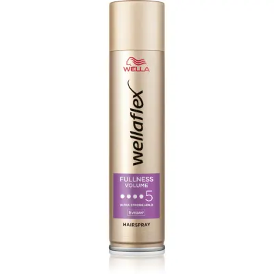 Wella Wellaflex Fullness Volume fixativ pentru păr cu fixare foarte puternică pentru flexibilitate si volum 250 ml