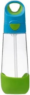 Sticlă de apă cu pai b.box - Ocean Breeze, 600 ml