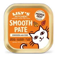 Lily's Kitchen Cat Adult Smooth Chicken Pate with Cod 85 g