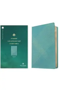NLT Student Life Application Study Bible, Filament-Enabled Edition (Red Letter, Leatherlike, Teal Blue Striped)