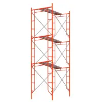Schela circulabila din otel H6000*L1800*W900 mm cu 6 seturi de diagonale și 3 platforme