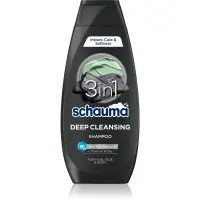 Schwarzkopf Schauma MEN șampon cu ingrediente active de cărbune pe fata , corp si par 400 ml