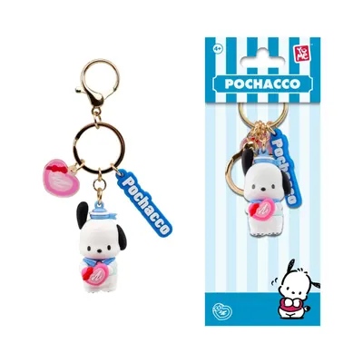 Breloc cu pandantiv si curea, Yume, Hello Kitty and Friends, Tea Party Series, Pocaccho