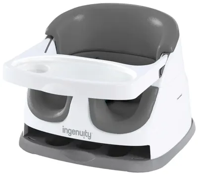 Scaun înalt 2 în 1 Ingenuity - Slate