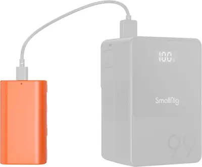 Baterie SmallRig - RP-NPF550, Sony NP-F, USB-C, portocale