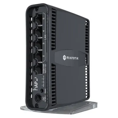 Router wireless Gigabit Dual-band WiFi 6 MikroTik C52IG-5HAXD2HAXD-TC, 5 porturi, 2.4/5 GHz, PoE