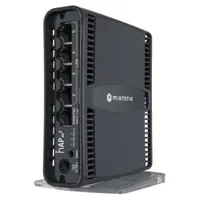 Router wireless Gigabit Dual-band WiFi 6 MikroTik C52IG-5HAXD2HAXD-TC, 5 porturi, 2.4/5 GHz, PoE