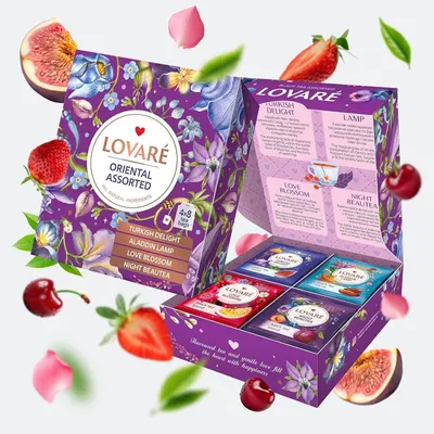 Ceai Lovaré Oriental Assorted 32 Plicuri