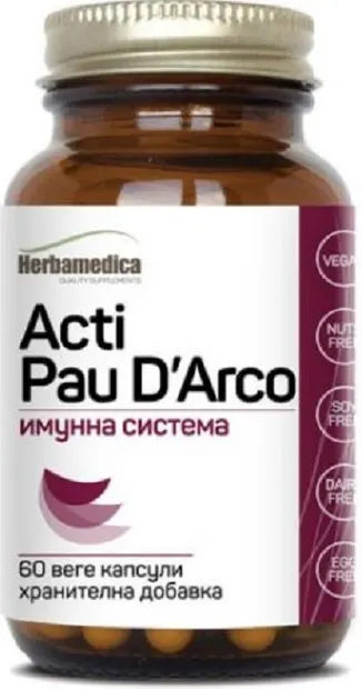 Acti Pau D'arco, 60 capsule vege, Herbamedica