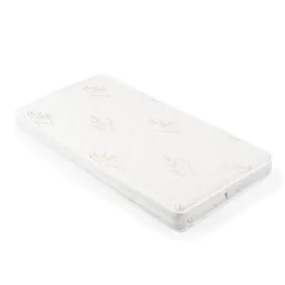Saltea de spuma cu bambus Moni Hugzzz 60 x 120 x 10 cm Alb