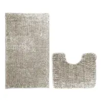 Set 2 covorașe de baie AmeliaHome Bati, bej