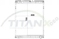 Radiator racire motor (fara rama) potrivit MAN TGL I, TGL II, TGM I, TGM II; VW CONSTELLATION, WORKER D0834190-D2676LFAE 01.04-
