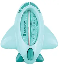 Termometru pentru baie KikkaBoo - Plane, Mint