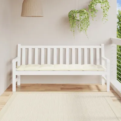 Gossi perna banca de gradina, crem, 180x50x7 cm, textil oxford