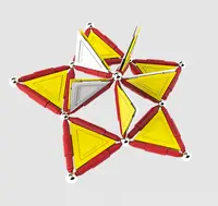 Set de constructie magnetic - Tags - 116 piese