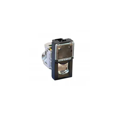 RJ 45 priza Mosaic - category 6A STP - 1 module - matt negru