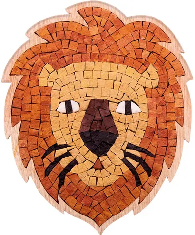 Mozaic de piatră Neptune Mosaic - Față de leu