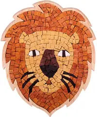 Mozaic de piatră Neptune Mosaic - Față de leu