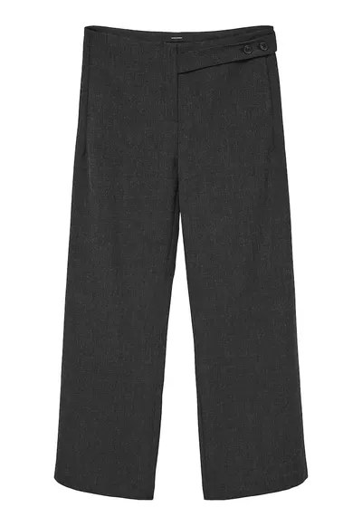 Pantaloni dama gri - stofa