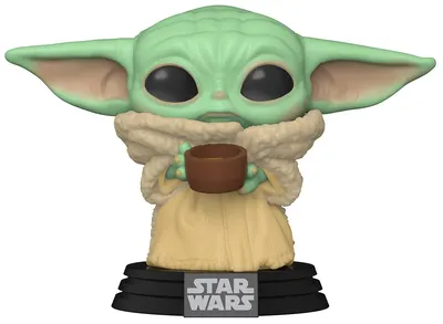 Figurina Funko Pop! Star Wars: The Mandalorian - The Child with cup #378