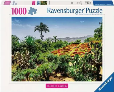 Puzzle Ravensburger din 1000 de piese - Grădina Botanică din Madeira