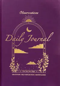 Observations. Daily Journal (Purple Cover)