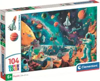 Puzzle pentru copii Clementoni din 104 piese - Echipa spațială