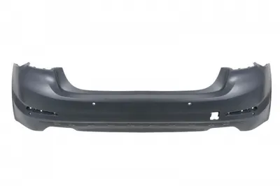 Bara spate, cu locas carlig remorcare, cu locas senzor parcare, numar orificii senzor parcare: 6, cu gauri de sina, grunduit potrivit BMW 5 G30, G31, G38, F90 02.17-04.20