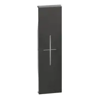 Capac cu serigrafie pentru storuri LIVING NOW negru
