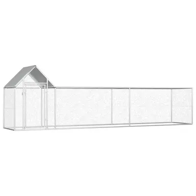 Gossi cotet pentru pasari, 5 x 1 x 1,5 m, otel galvanizat