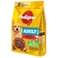 Pedigree hrana uscata cu vita si legume pentru caini adulti 3kg
