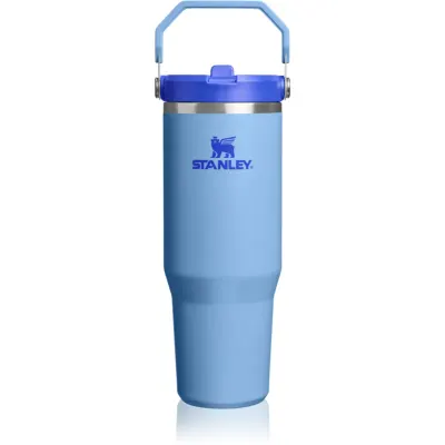 Stanley IceFlow™ Flip Straw 2.0 Tumbler sticlă termos din oțel inoxidabil Blue Sky 1 buc